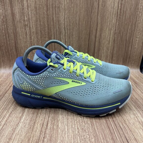 Brooks Womens Ghost 14 Blue Surf Cobalt Nightlife Running Shoe Sneaker 9.5 B - Picture 1 of 8